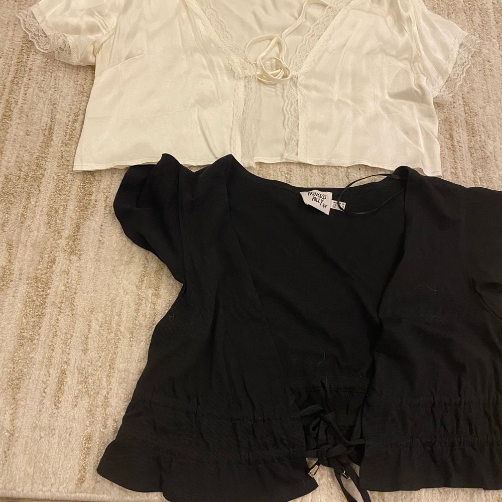 Princess Polly tie front tops bundle